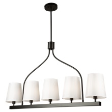 Artcraft SC13336BK - Rhythm 5 Light Island Black